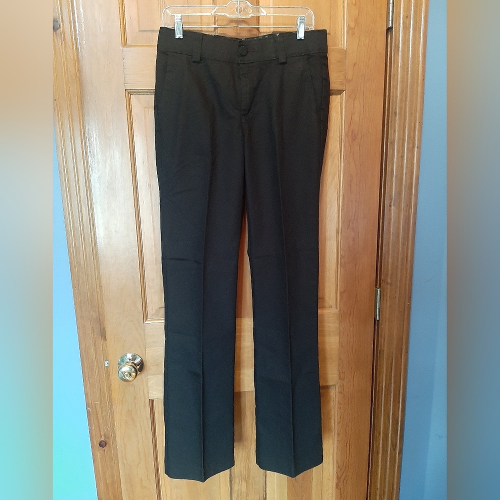 Lee Platinum Black Trousers - Size 6 long